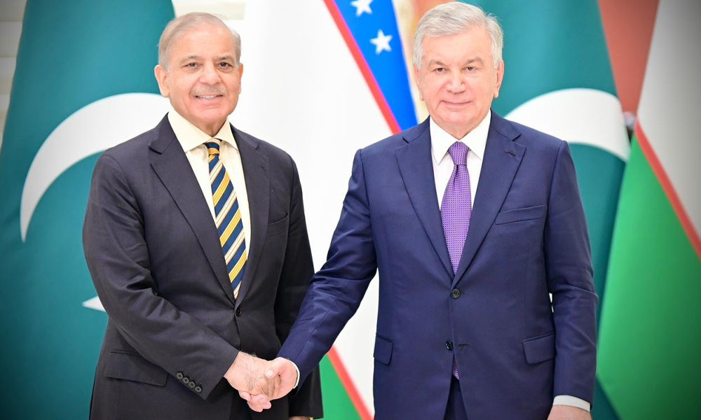 بشکیک میں وزیراعظم اور ازبک صدر کی ملاقات، تجارت و علاقائی روابط بڑھانے پر اتفاق