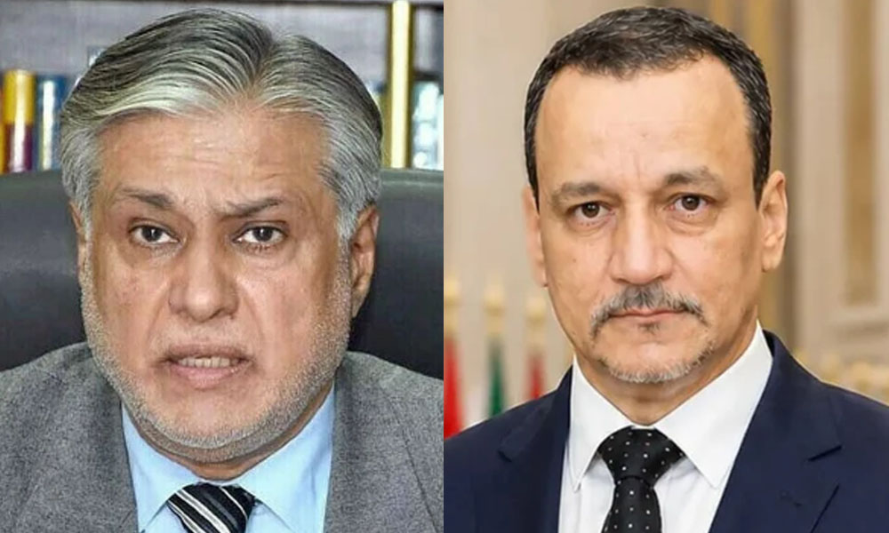 اسحاق ڈار کا سیکریٹری جنرل او آئی سی سے ٹیلیفونک رابطہ، اہم امور پر تبادلہ خیال