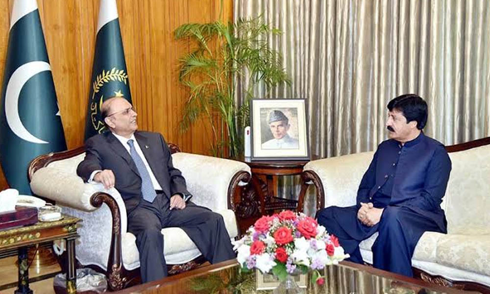 صدر مملکت آصف زرداری سے گورنر پنجاب کی اہم ملاقات، پنجاب کے انتظامی امورپر تبادلہ خیال