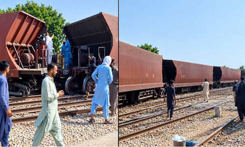 کوٹری اسٹیشن پر مال بردار ٹرین حادثے کا شکار، ریلوے ملازم جاں بحق
