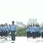 مزارقائد پرتبدیلی گارڈز کی پروقار تقریب، پاک فضائیہ کے کیڈٹس کی شاندار پریڈ