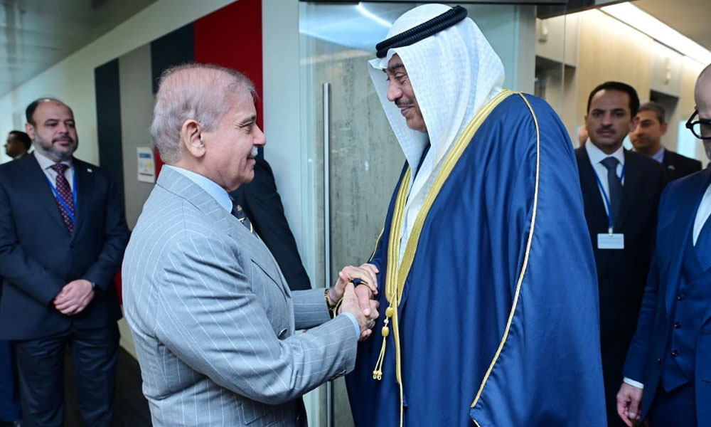 وزیراعظم کی کویتی ولی عہد سے ملاقات، علاقائی و عالمی صورتحال پر بھی تبادلہ خیال