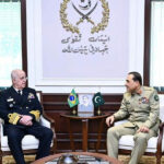 فیلڈ مارشل سید عاصم منیر سے برازیلی عسکری وفد کی ملاقات، دفاعی تعاون مزید مضبوط بنانے پر اتفاق