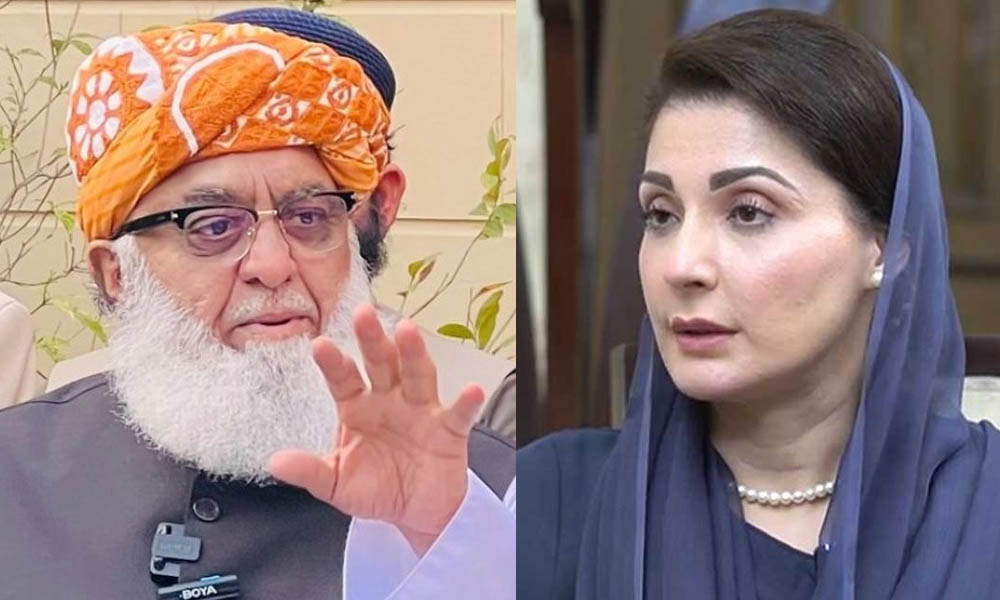 مولانا فضل الرحمان سے دہشت گردی کے حامیوں کی حمایت کی توقع نہیں تھی، مریم نواز