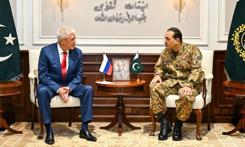 فیلڈ مارشل عاصم منیر سے روسی وزیر داخلہ کی ملاقات، پاکستان اور روس کا سکیورٹی تعاون مزید مضبوط بنانے پر اتفاق