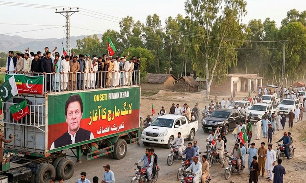 پی ٹی آئی نے لانگ مارچ کا روٹ تبدیل کر دیا